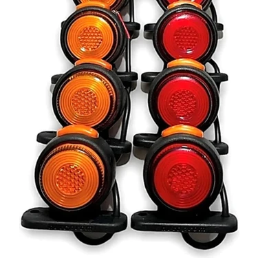 6 Adet Neon Ledli Takoz Lamba 12-24 Volt