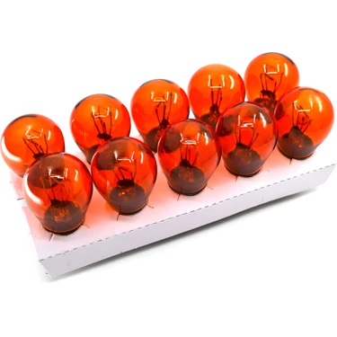 10 Adet 12V 21/5W 1016 Turuncu Sinyal Ampul Çift Duy Yakın
