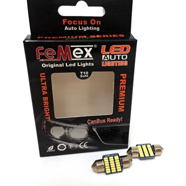 Femex Premium 4014 Chipset 21SMD Sofit LED Ampul