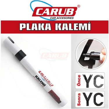 Carub Siyah Plaka Yazma Kalemi Plaka Boya
