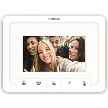 Multitek MB-45B 4,3 Beyaz Monitör