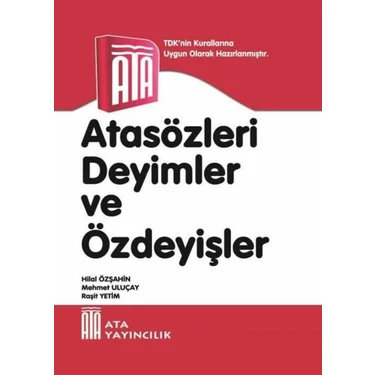 Ata Yayıncılık  Atasözleri, Deyimler Ve