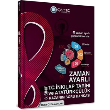 Çanta Yayınları 8.Sınıf T.C. İnkılap Tarihi Ve Atatürkçülük Zaman Ayarlı Kazanım Soru Bankası