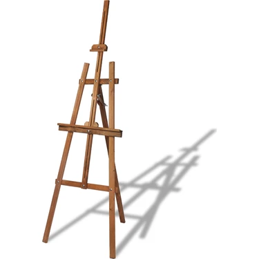 Çanakcı Ahşap Renkli Resim Şövalesi 172 cm Üç Ayaklı Stüdyo Tipi Kullanım