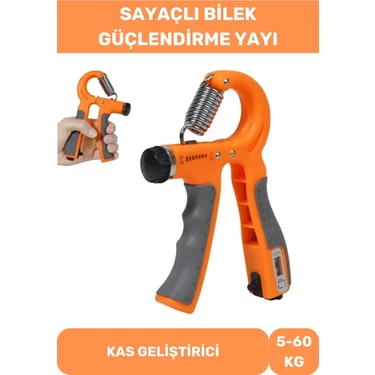 Lidya Cottone BMW Premium El Kol Bilek Güçlendirici Kas Yapma Egzersiz Aleti 5-60 Kg Sayaçlı Direnç