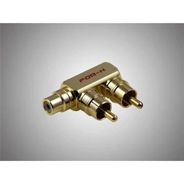 For-x XY-54T Metal Y Fiş RCA Dağıtıcı Dayanıklı Metal Yapı ile Esnek Bağlantı