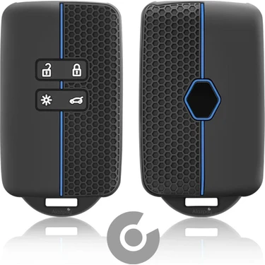 Alazpay Renault Clio 5 Megane E-Tech Austral Koleos Kadjar Captur Zoe Silikon Desenli Anahtar