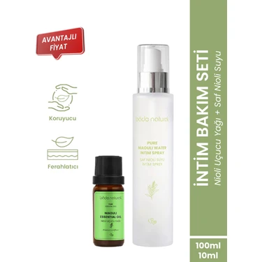 Bade Natural Nioli Suyu Bakım Spreyi & Nioli Uçucu Yağ %100 Doğal ve
