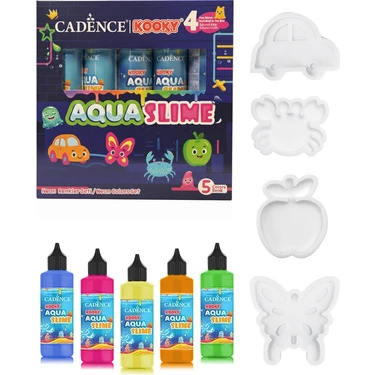 Cadence Kooky Aqua Slime Neon Renkler Seti Sihirli Su Oyunu