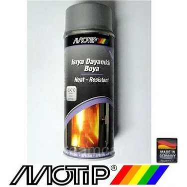 Motip 690°C Isıya Dayanıklı Gümüş Boya 400 Ml Çok Amaçlı Kullanım İçin Mükemmel