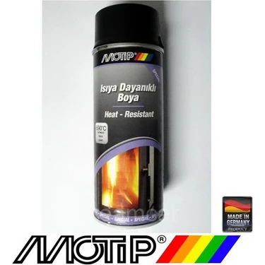 Motip 690°C Isıya Dayanıklı Siyah Boya 400