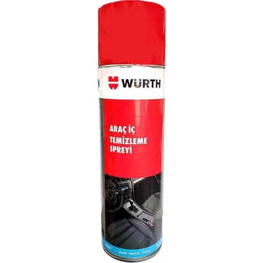 Würth 500 ml Araç İçi Temizleme Köpüğü Sprey Şeffaf Özelliklerle Profesyonel Sonuçlar