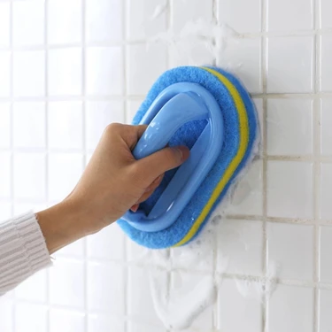 Yıldızhane Dayanıklı Sünger Fırça 3 Katlı Lavabo Mutfak Banyo Bulaşık Yıkama