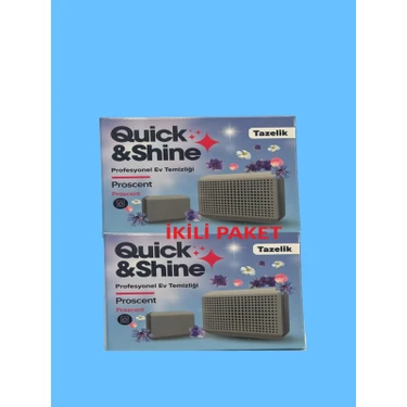 Quick&Shine Kurutma Makine Kokusu 2'li 1 lt Profesyonel Ev Temizliği Taze