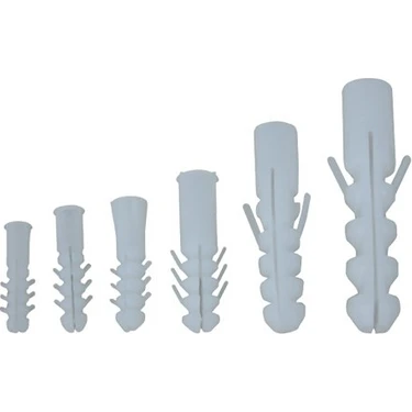 Made Plastik 8 mm Dayanıklı Sabitleme Aparatı 100'lü Paket Montaj ve Bağlantı