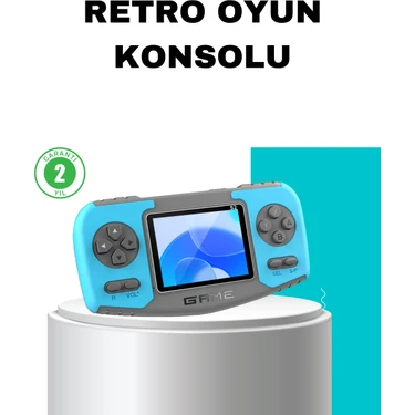 Poebgo Family's Taşınabilir Mini Video Oyun Konsolu Ergonomik