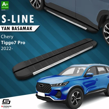 S-Dizayn Chery Tiggo7 Pro S-Line Krom Yan Basamak 183 Cm 2022 Üzeri A+