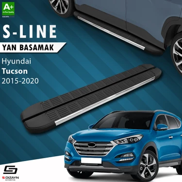 S-Dizayn Hyundai Tucson 3 S-Line Krom Yan Basamak 173 Cm 2015-2020 A+