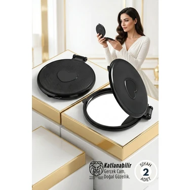 Transformacion Katlanabilir İkili Cep Aynası Seti – Ultra Net Cam & Ergonomik Kompakt Tasarım