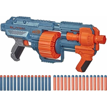 Nerf Elite 2.0 Shockwave RD-15 Pompalı Tabanca 9+ Yaş İçin 15 Dart Kapasiteli Eğlenceli
