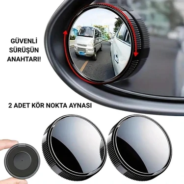 Coofbe Full View-Vision 2 Adet Araç Kör Nokta Aynası Geniş Açılı Geri Görüş Aynası Oto Kör Nokta