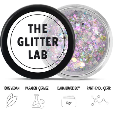 The Glitter Lab - Jel Formlu Parlak Glitter - Baby ~10