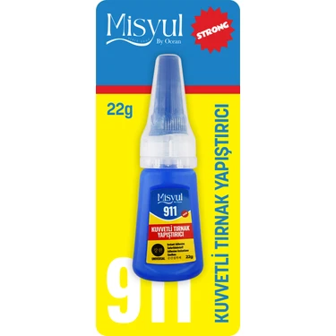 Misyul Extra Kuvvetli Tırnak Yapıştırıcı 22 gr  Pratik Kullanım İçin Ekonomik
