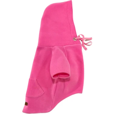 Patte Zone Rabbit Pink -Kanguru Cepli Kedi-Köpek Polar Hoodie