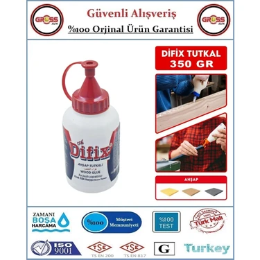 Difix Ağaç Tutkalı - Ahşap Mobilya Tutkalı - 350GR -