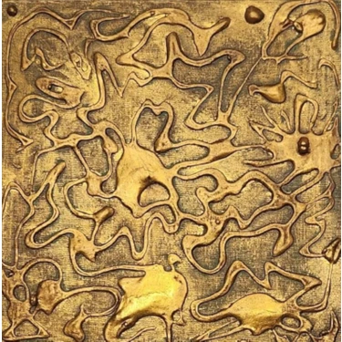 Sanat Markt - Eskitme Altın Dekor Tablo