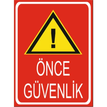 HiperAD Reklam Önce Güvenlik Dekota – 3 mm Forex Uyarısı 25 cm ×