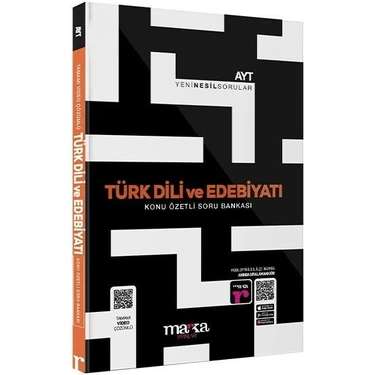 Marka Yayınları 2025 AYT Türk Dili ve Edebiyatı Konu Özetli Yeni Nesil Soru Bankası Tamamı Video