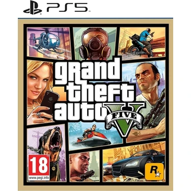 Rockstar Games Grand Theft Auto V PS5 Oyun Figürü 4K Grafiklerle Geliştirilmiş