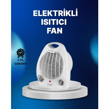 Marsilyan Mini Elektrikli Isıtıcı – 2000W Güç, Fanlı Isıtma, 3 Isı