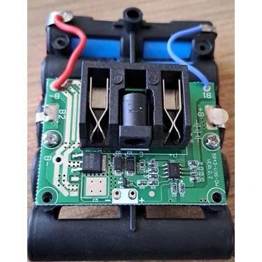 Şarjlı Batarya Grubu 3lü 18650 Li-Ion Pil 12V 2000 Mah Pcbli Şarj Bms Devreli Pil Seti Okul