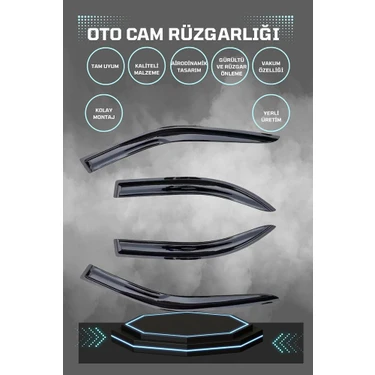 Hyundai Accent Admire 2004 Cam Rüzgarlığı 4lü