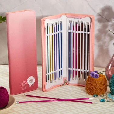 Knitpro Zing Deluxe 35 Cm' Lik Şiş Seti