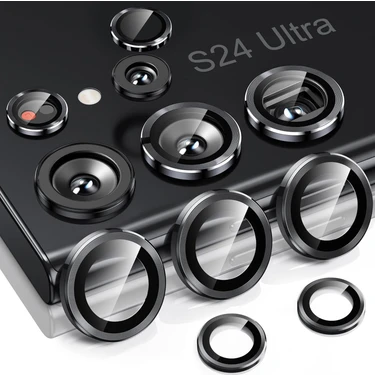 Ukscase Samsung Galaxy S24 Ultra Kamera Lens Koruyucu