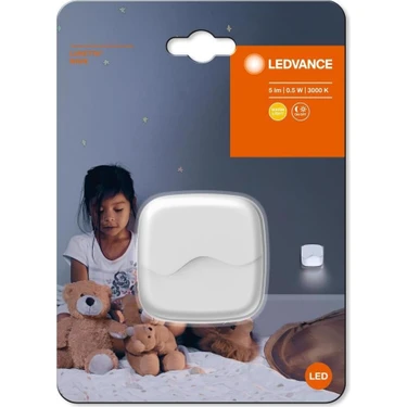 Osram Lunetta Wave Çocuk Gece Lambası Sıcak Beyaz Işık 0,5W 5lm Otomatik Açılıp