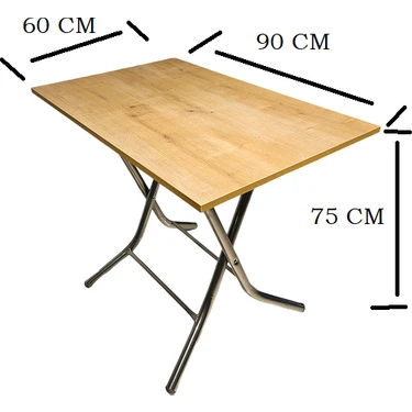 Parite Masa Katlanır Ayaklı 60 X90 Folding Table