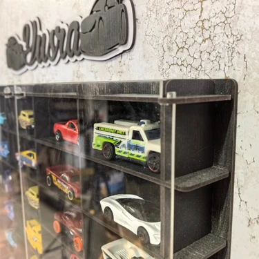 Good Sign Pleksi Kapaklı 1/64 Ölçek 50ARAÇ Hotwheels Matchbox Metal Araç Uyumlu Model Oyuncak Araba
