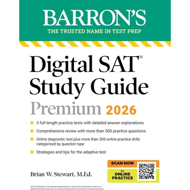 Barron's Digital Sat Study Guide Premium,