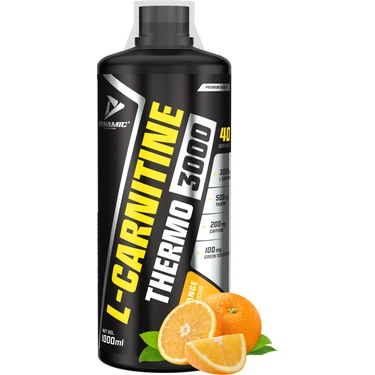L-Carnitine Thermo 3000 - 1000 ml - Portakal Aromalı - 40 Servis -