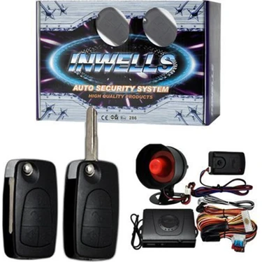 Nettedarikcisi İnwells Sustalı Kumandalı Oto Alarmı 12V